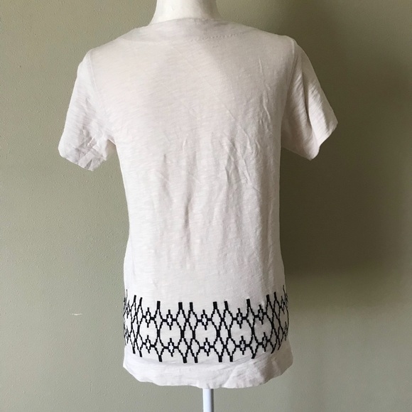 Madewell Boxstitch White Embroidered Top - Picture 4 of 5